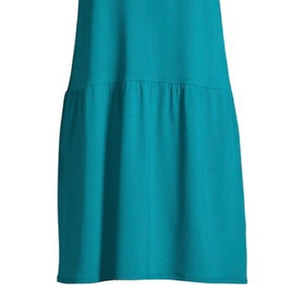 Eileen Fisher -  Fine Tencel Stretch Jersey Dress - Picture 6 of 10